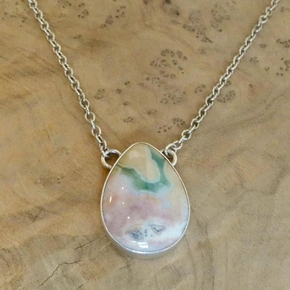 Ocean Jasper Pendant includes chain, Choose Your OOAK Necklace