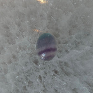 Custom Rainbow Fluorite Boho Ring - .925 Sterling Silver - Choose Your Stone