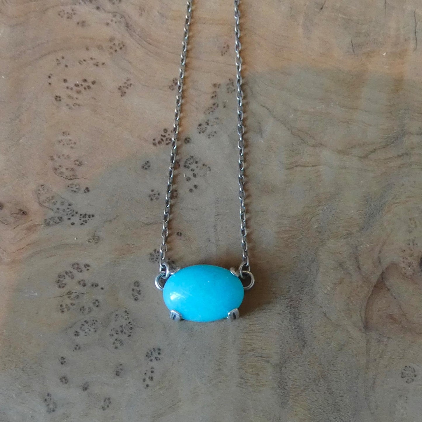Choose Your Prong Pendant - Sterling Silver - Nephrite - Sunstone - Kunzite - Amazonite