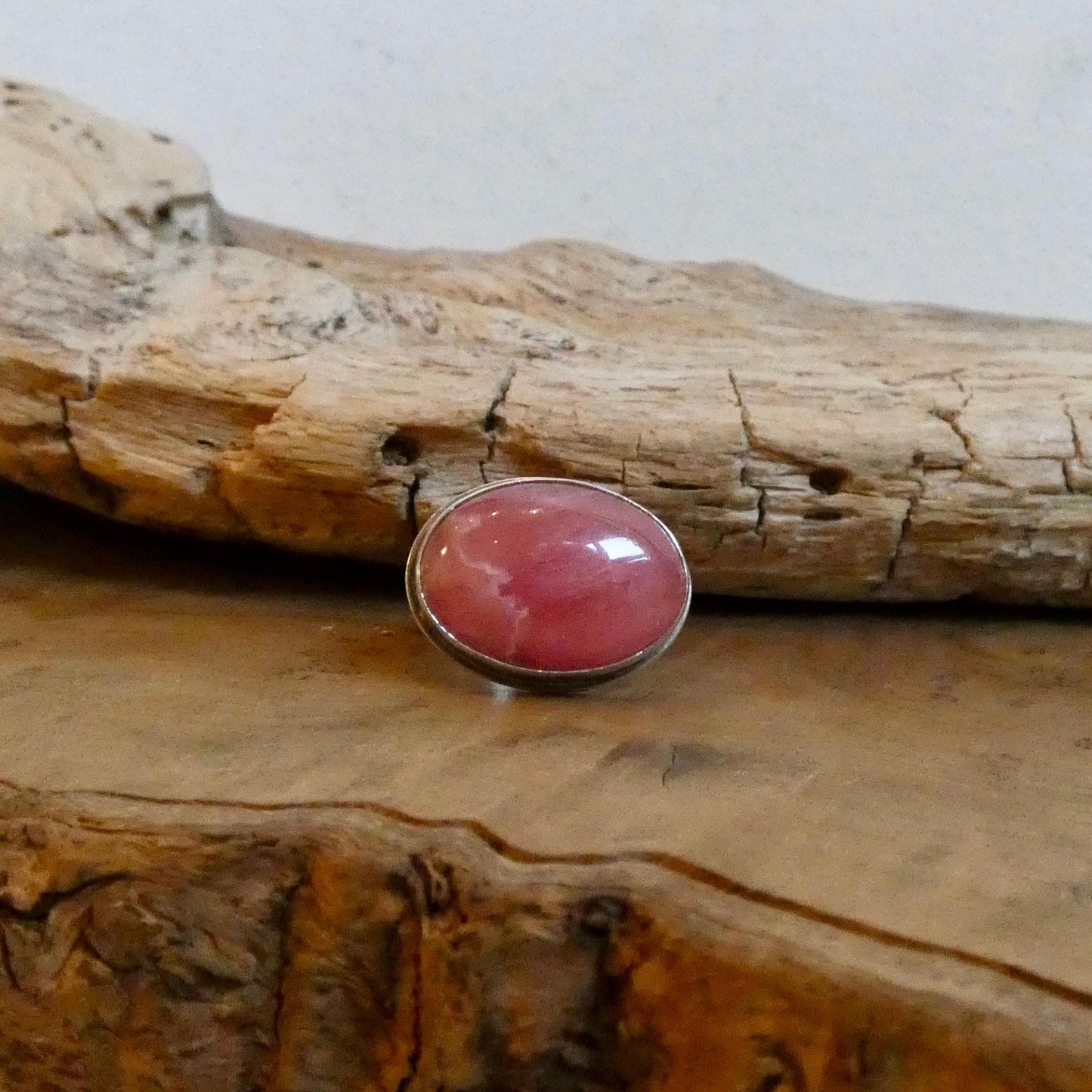 Rhodochrosite Ring - Sterling Silver - Choose Your Finished Ring