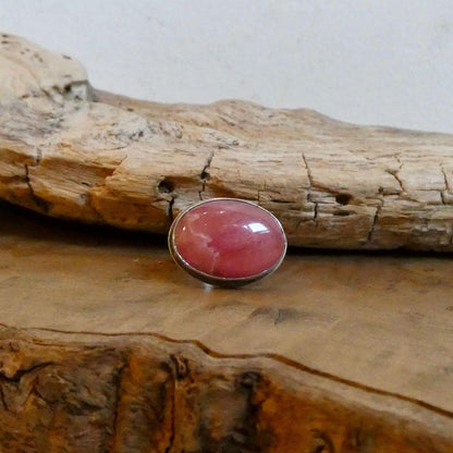Rhodochrosite Ring - Sterling Silver - Choose Your Finished Ring