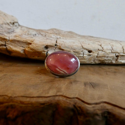 Rhodochrosite Ring - Sterling Silver - Choose Your Finished Ring