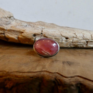 Rhodochrosite Ring - Sterling Silver - Choose Your Finished Ring