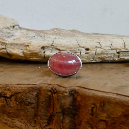 Rhodochrosite Ring - Sterling Silver - Choose Your Finished Ring