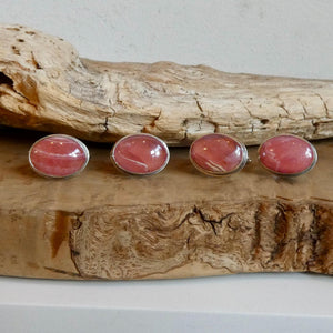 Rhodochrosite Ring - Sterling Silver - Choose Your Finished Ring
