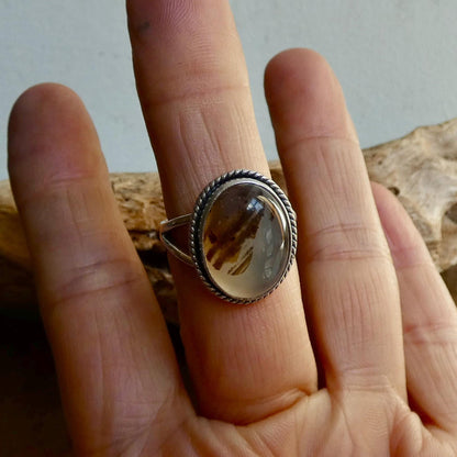 Custom Montana Agate Boho Ring - .925 Sterling Silver - Choose Your Stone