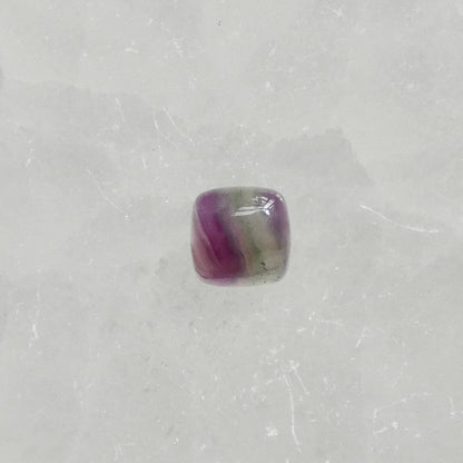 Custom Silversmith Rainbow Fluorite Ring – Choose Your Square Cabochon