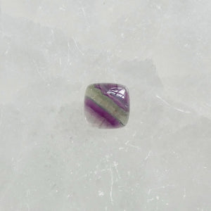 Custom Silversmith Rainbow Fluorite Ring – Choose Your Square Cabochon