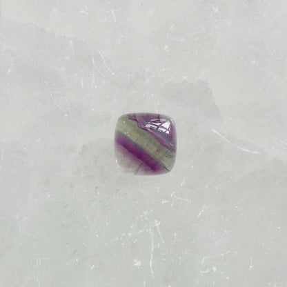 Custom Silversmith Rainbow Fluorite Ring – Choose Your Square Cabochon