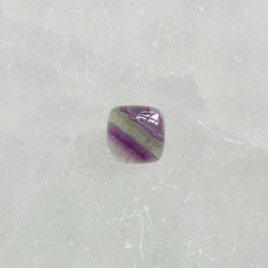 Custom Silversmith Rainbow Fluorite Ring – Choose Your Square Cabochon
