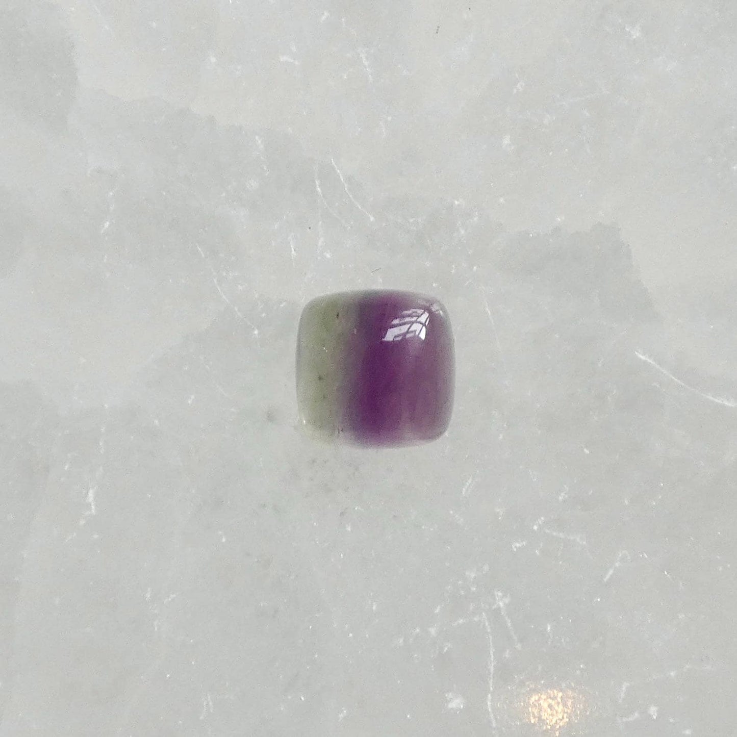 Custom Silversmith Rainbow Fluorite Ring – Choose Your Square Cabochon
