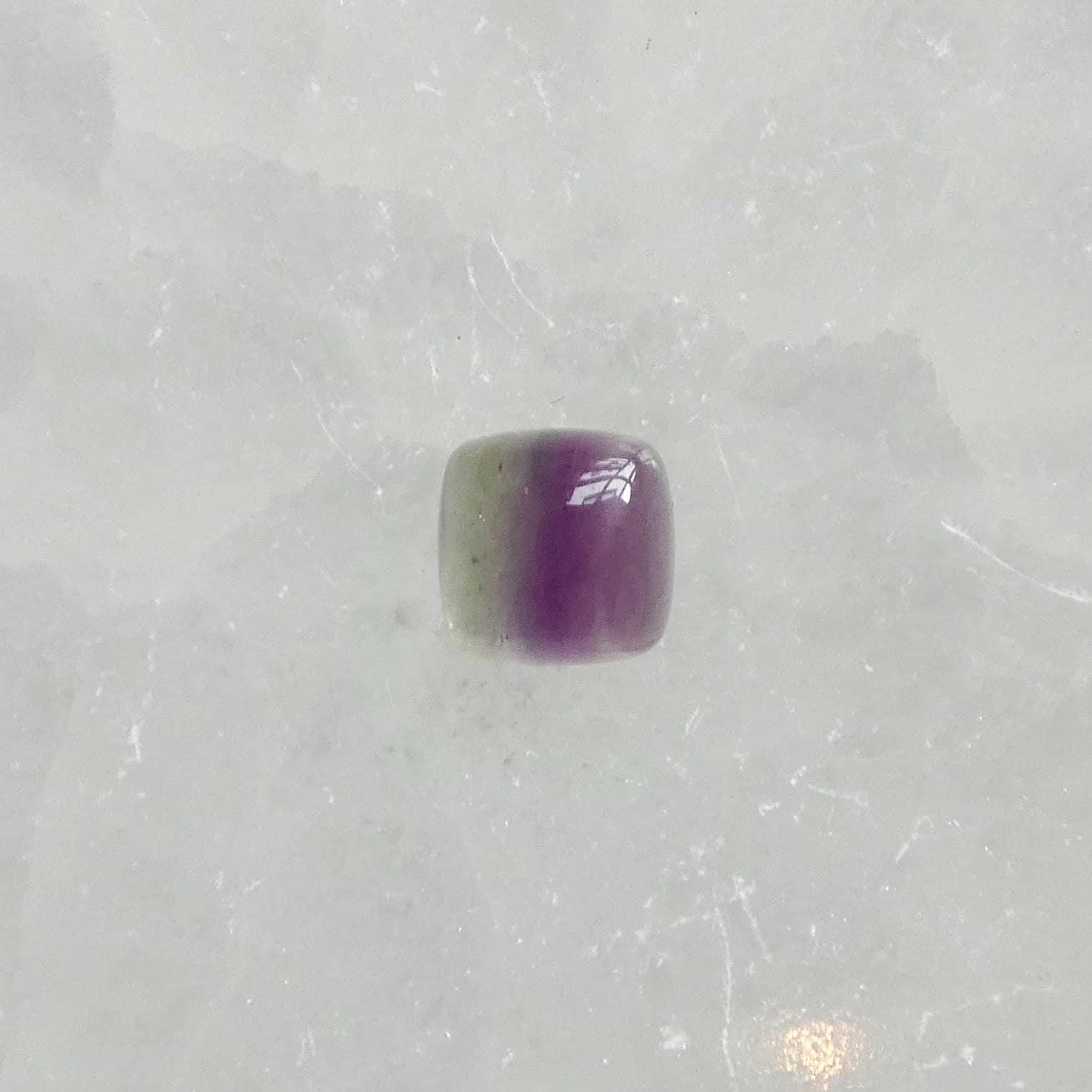 Custom Silversmith Rainbow Fluorite Ring – Choose Your Square Cabochon