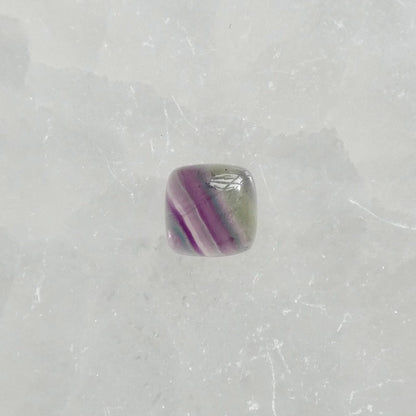 Custom Silversmith Rainbow Fluorite Ring – Choose Your Square Cabochon