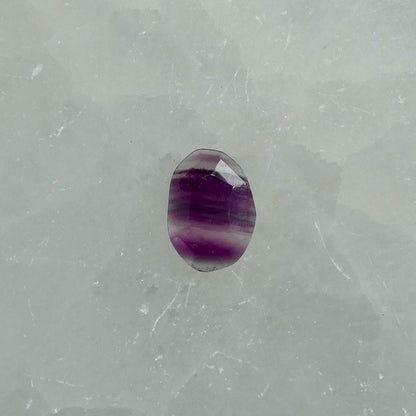 Rainbow Fluorite Boho Ring - .925 Sterling Silver - Chunky Multi-color Fluorite