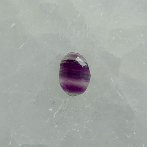 Rainbow Fluorite Boho Ring - .925 Sterling Silver - Chunky Multi-color Fluorite