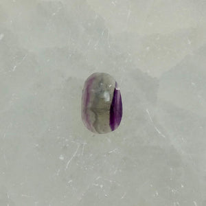 Rainbow Fluorite Boho Ring - .925 Sterling Silver - Chunky Multi-color Fluorite