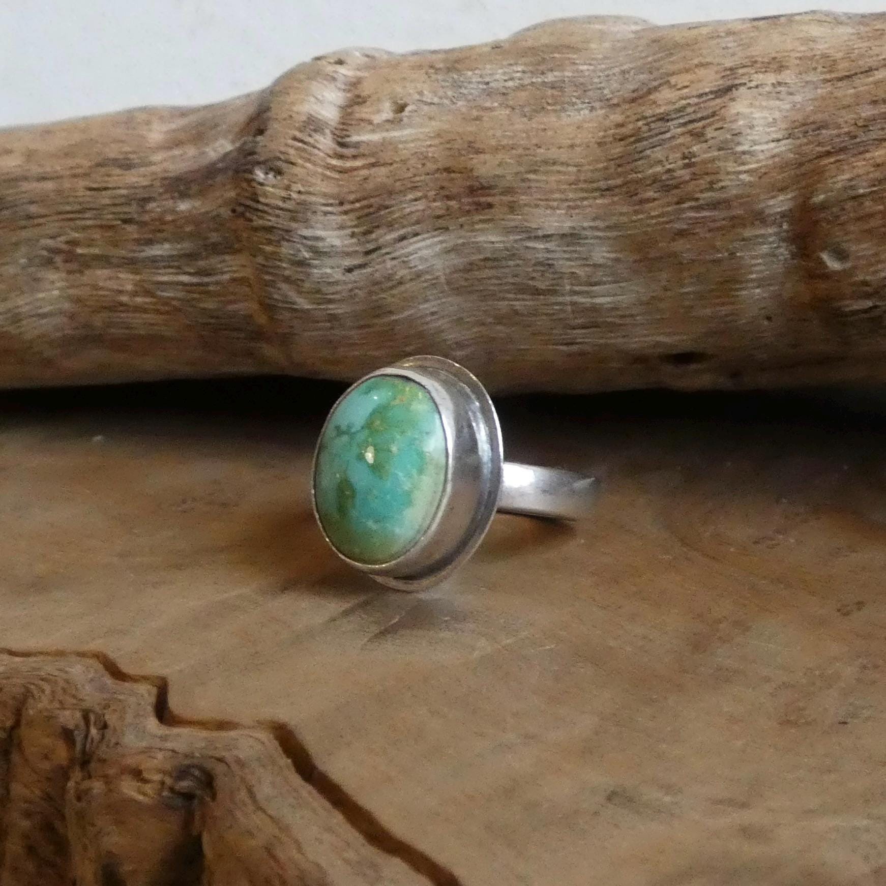Sonoran Gold Turquoise Ring - Choose your Ring - Sterling Silver