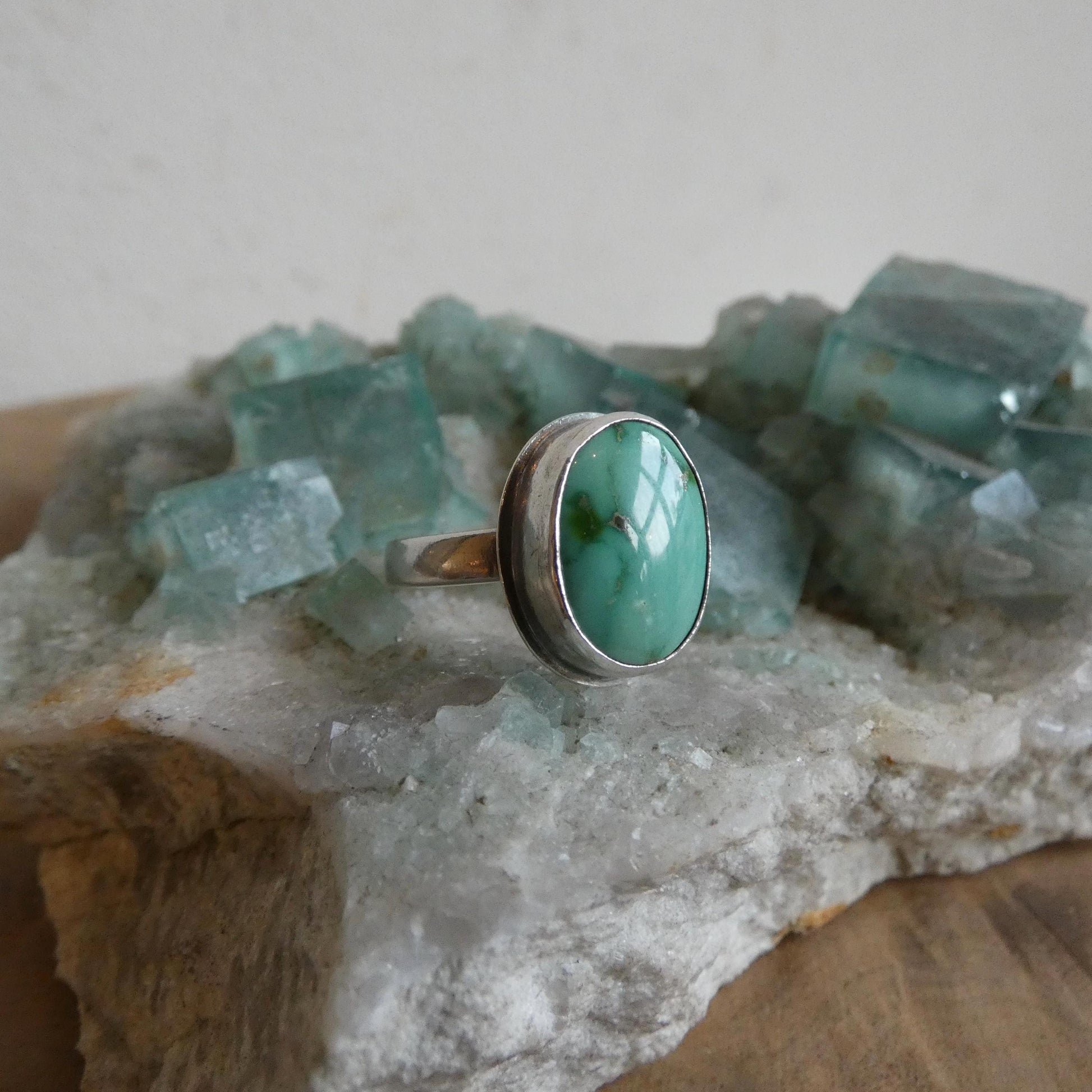 Sonoran Gold Turquoise Ring - Choose your Ring - Sterling Silver