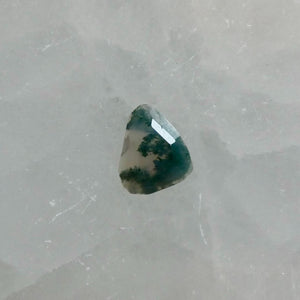 Custom Green Moss Agate Boho Ring - Choose Your Stone - Sterling Silver