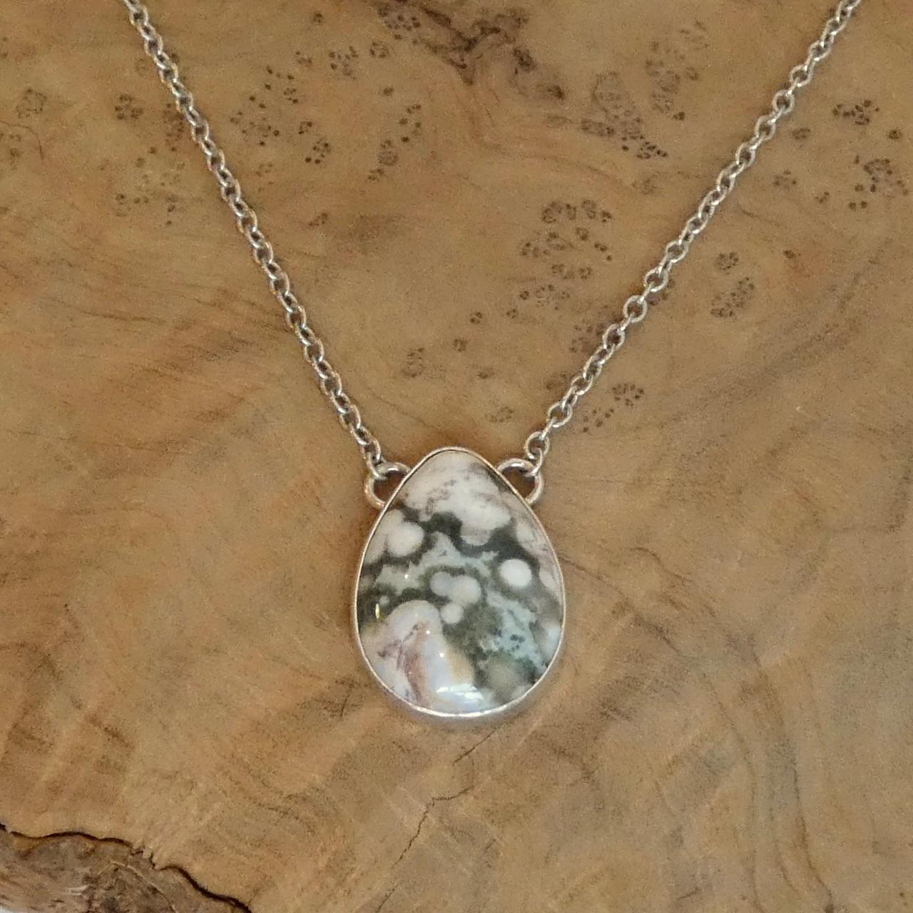 Ocean Jasper Pendant includes chain, Choose Your OOAK Necklace