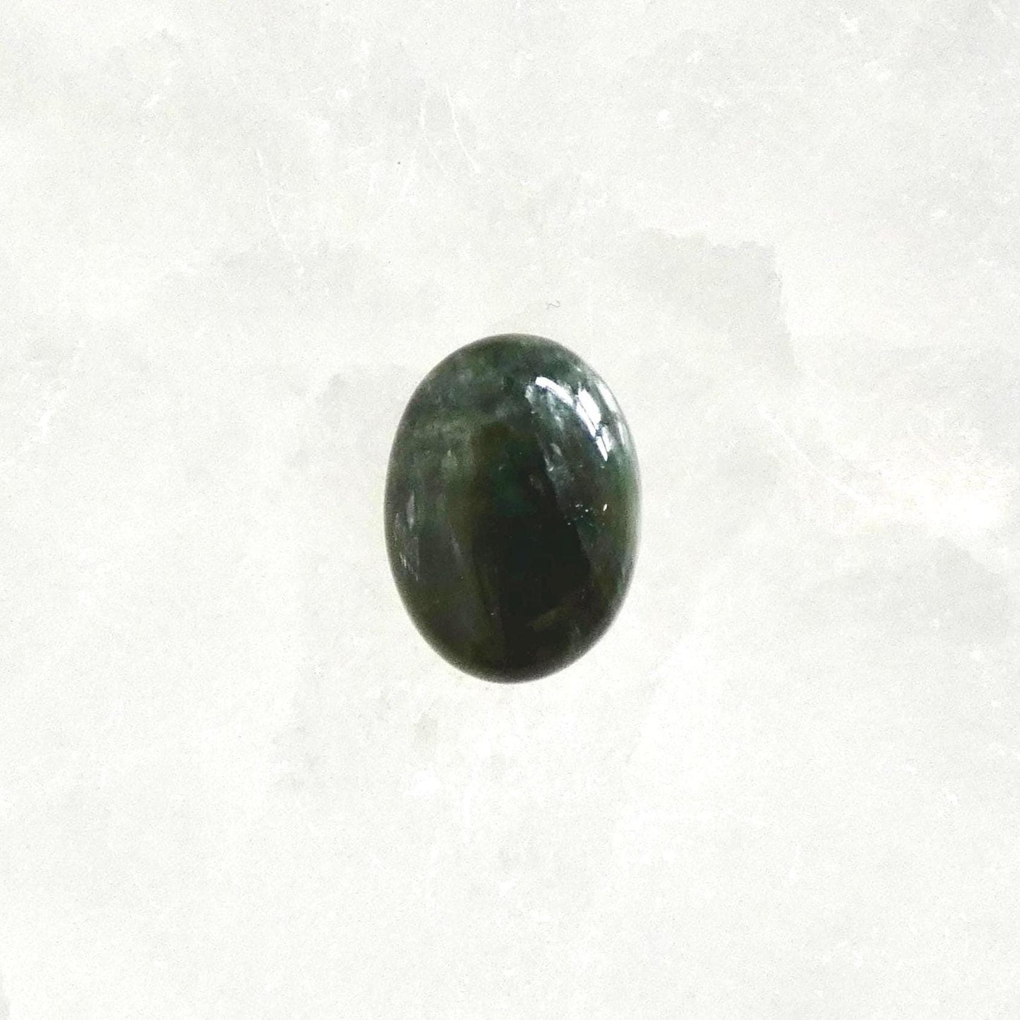Seraphinite Sterling Silver Ring - Handmade Boho Statement Jewelry