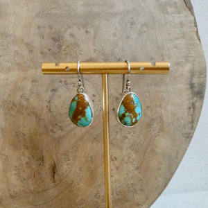 Royston Turquoise Earrings - .925 Sterling Silver
