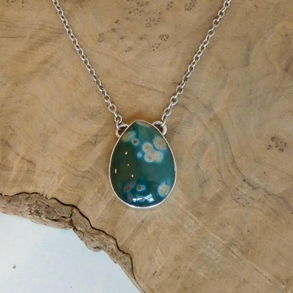 Ocean Jasper Pendant includes chain, Choose Your OOAK Necklace