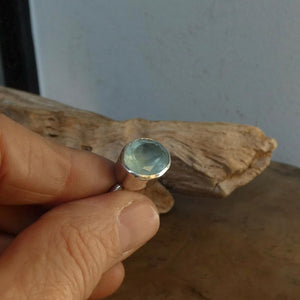 Aquamarine Ring - Size 5.5