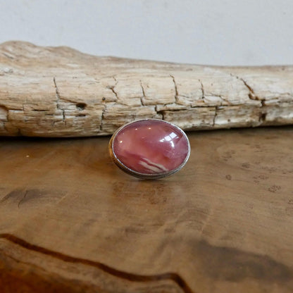 Rhodochrosite Ring - Sterling Silver - Choose Your Finished Ring
