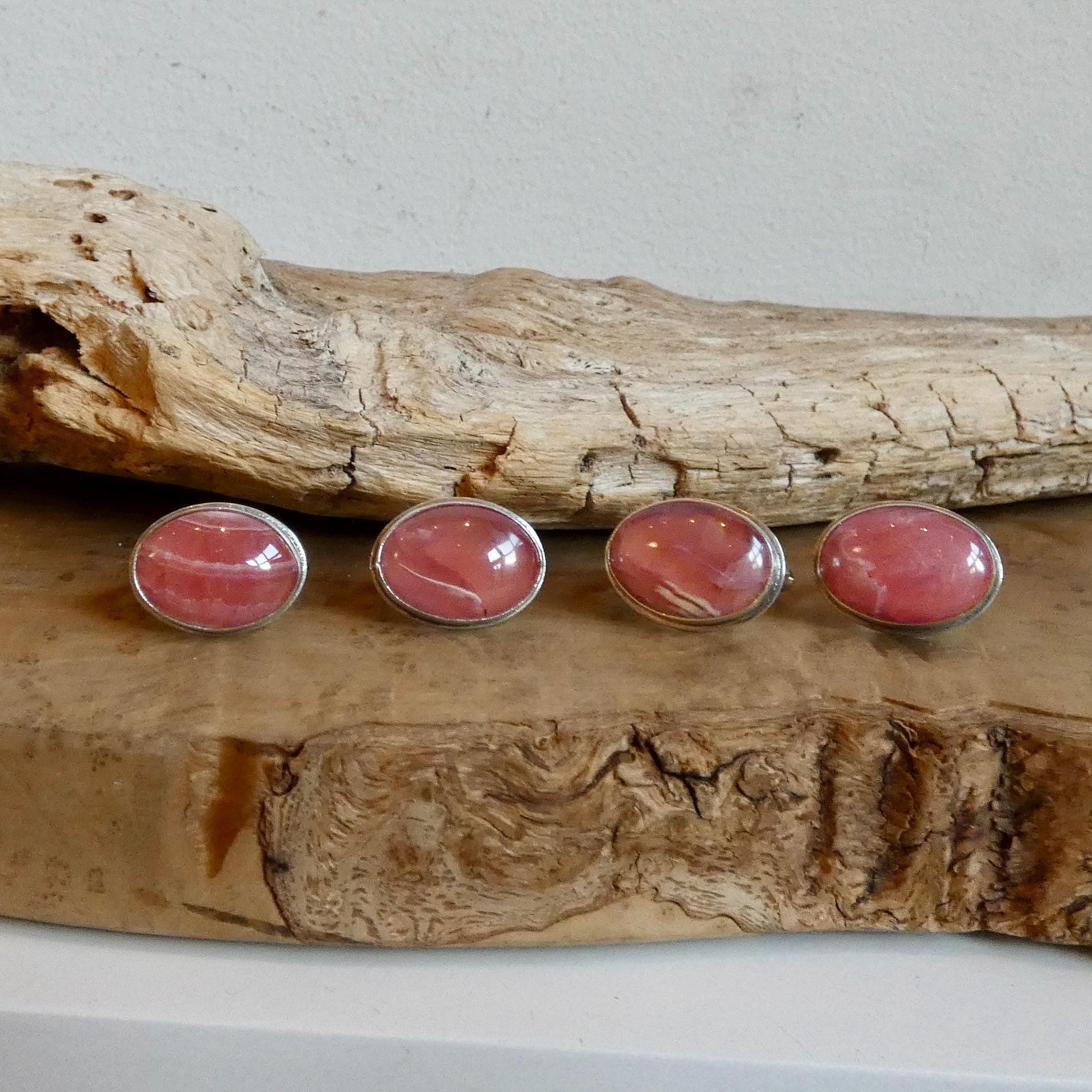 Rhodochrosite Ring - Sterling Silver - Choose Your Finished Ring