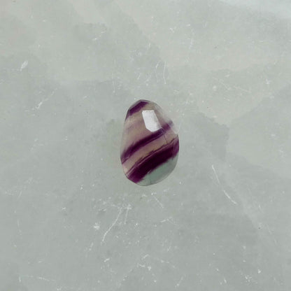 Rainbow Fluorite Boho Ring - .925 Sterling Silver - Chunky Multi-color Fluorite