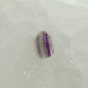 Rainbow Fluorite Boho Ring - .925 Sterling Silver - Chunky Multi-color Fluorite