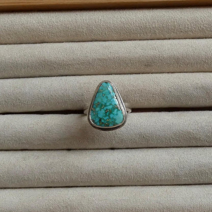Sonoran Gold Turquoise Ring - Size 6 or 6.5 Choose your Ring - Sterling Silver