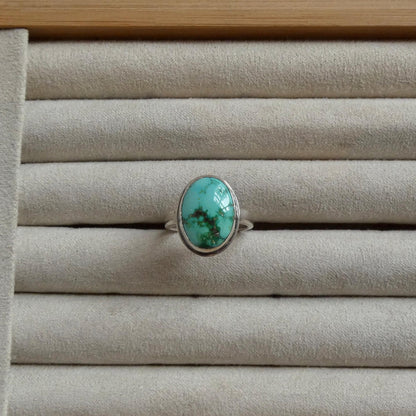 Sonoran Gold Turquoise Ring - Size 6 or 6.5 Choose your Ring - Sterling Silver