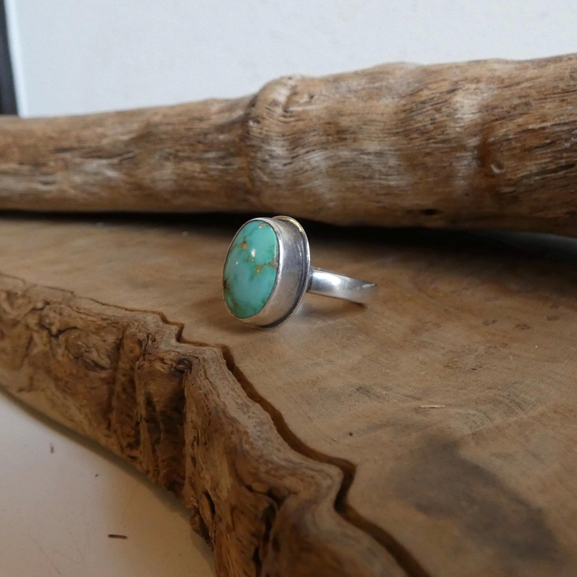Sonoran Gold Turquoise Ring - Choose your Ring - Sterling Silver