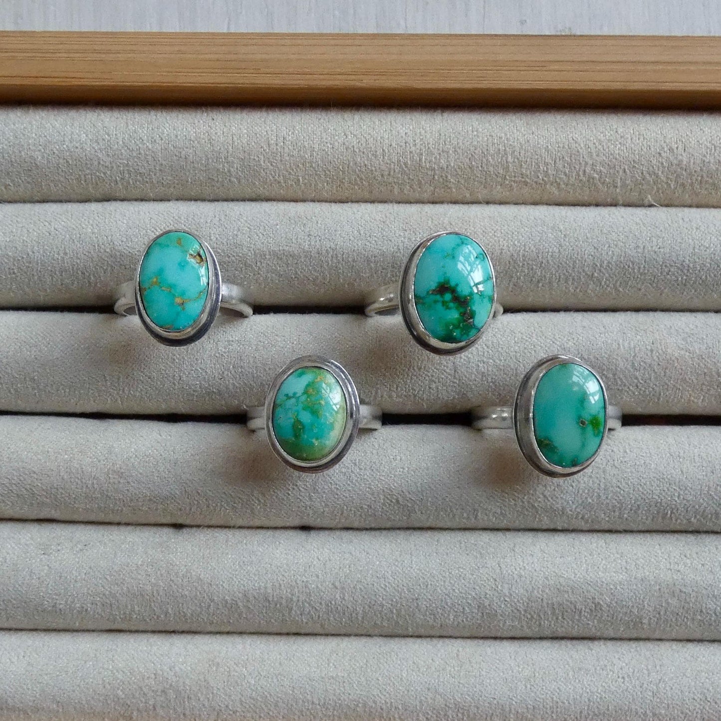 Sonoran Gold Turquoise Ring - Choose your Ring - Sterling Silver