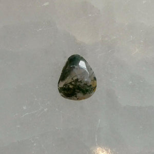 Custom Green Moss Agate Boho Ring - Choose Your Stone - Sterling Silver