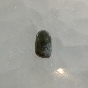 Custom Green Moss Agate Boho Ring - Choose Your Stone - Sterling Silver