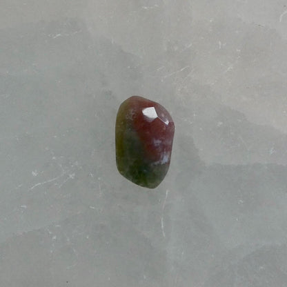 Custom Green Moss Agate Boho Ring - Choose Your Stone - Sterling Silver