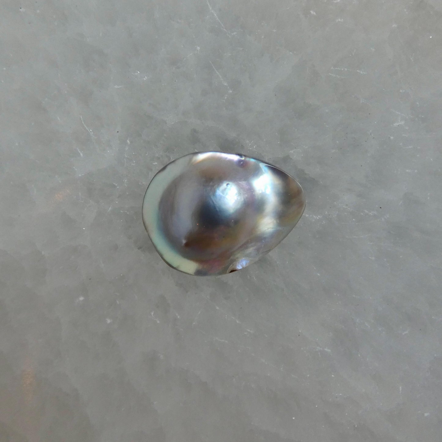 Deep Sea Necklace - Blister Pearl Pendant - .925 Sterling Silver