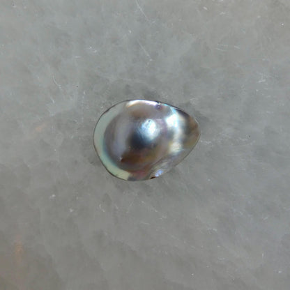 Deep Sea Necklace - Blister Pearl Pendant - .925 Sterling Silver
