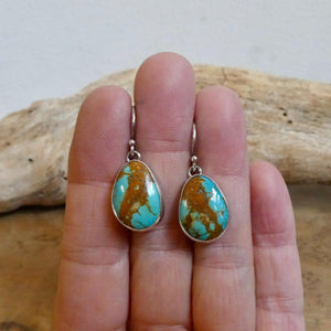 Royston Turquoise Earrings - .925 Sterling Silver