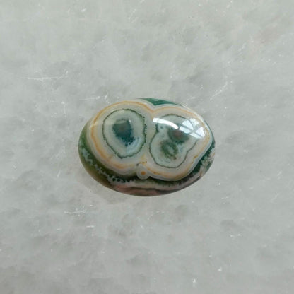 Custom Ocean Jasper East-West Center Stone Necklace - .925 Silversmith - Choose Your Stone