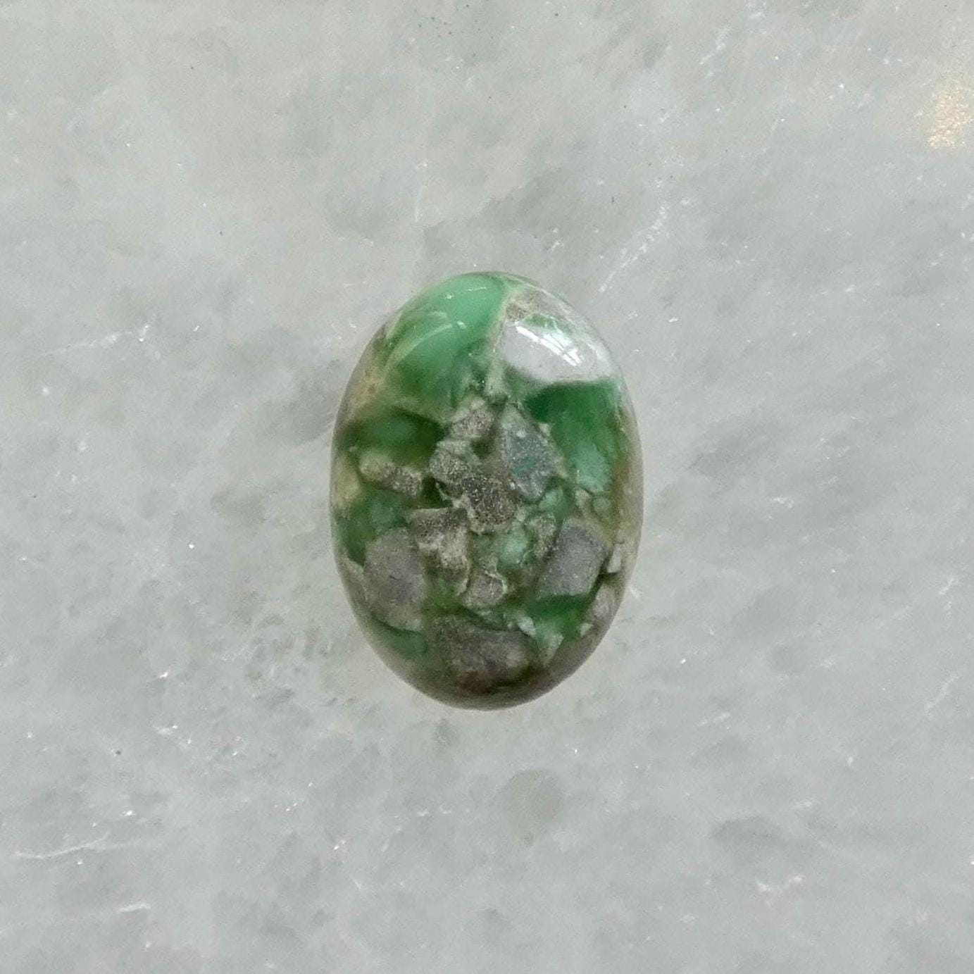 Green Variscite Sterling Silver Ring - Silversmith Boho Jewelry
