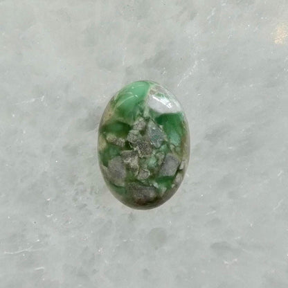 Green Variscite Sterling Silver Ring - Silversmith Boho Jewelry