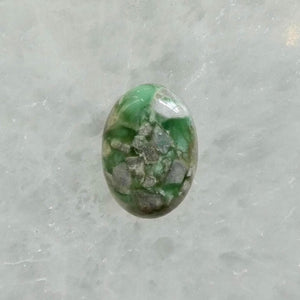 Green Variscite Sterling Silver Ring - Silversmith Boho Jewelry