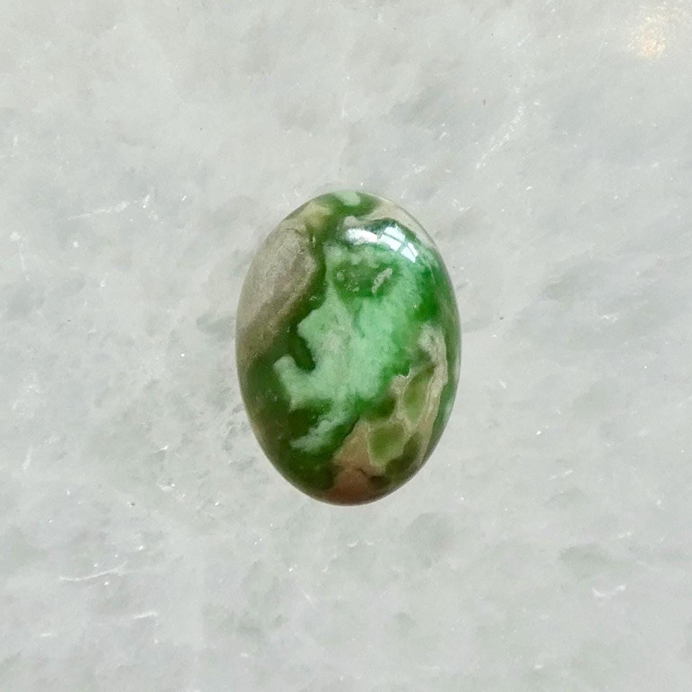 Green Variscite Sterling Silver Ring - Silversmith Boho Jewelry