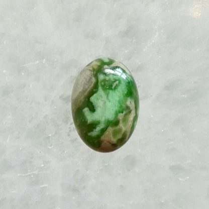 Green Variscite Sterling Silver Ring - Silversmith Boho Jewelry