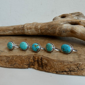 Choose your Piece - Campitos Turquoise East West Ring - American Turquoise