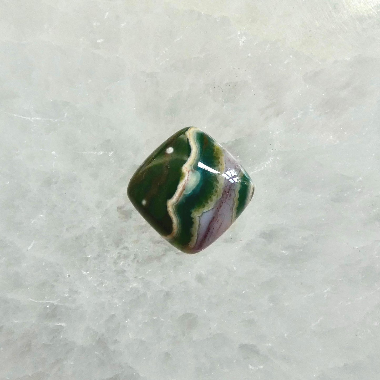 Custom Orbs Eye Ocean Jasper Pendant - .925 Silversmith - Choose Your Stone